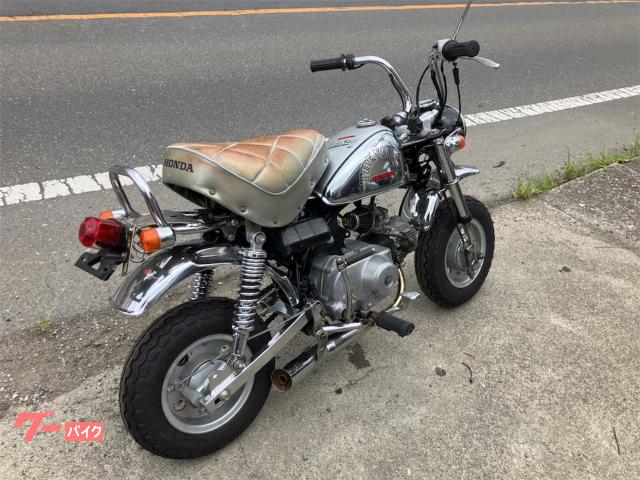 ホンダ モンキー シルバーメッキ 社外マフラー｜長浜モーターサイクル
