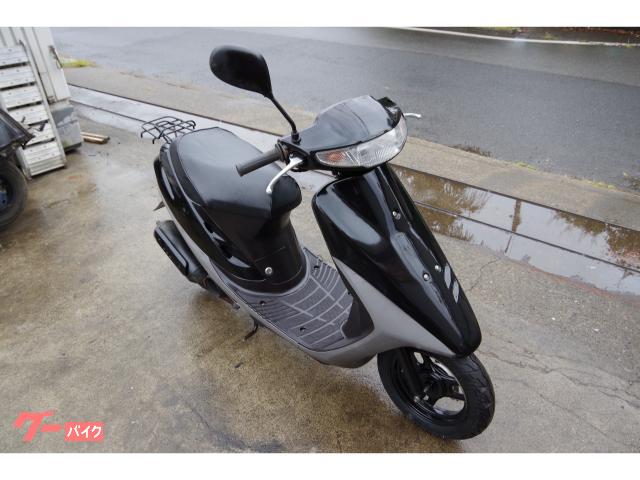ジャンク品扱いで！＊個人中古バイク＊HONDA　スーパーDIO　50cc AF27 ブラック　２ストエンジン始動OK!　新品サイドスタンド付き！ HONDA スーパーディオ AF27 2ｓｔ 中古 原付 バイク販売店 名古屋市