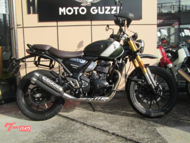 スクランブラー４００Ｘ　ＥＴＣ　エンジンガード　サイドバックキャリア