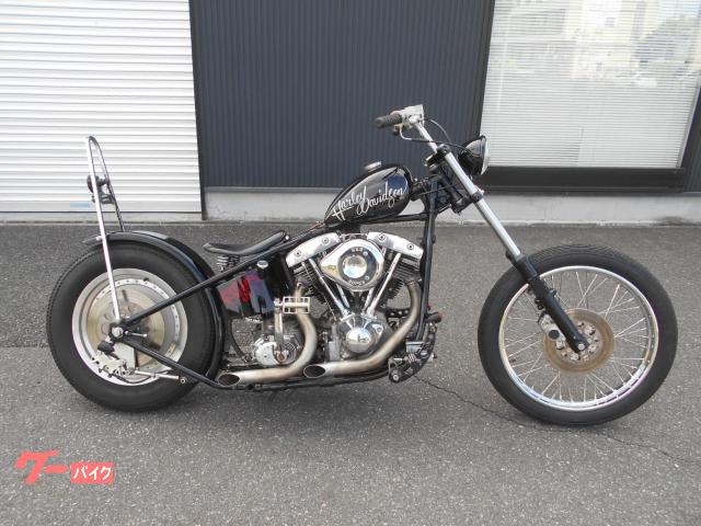 HARLEY−DAVIDSON・他車種 リジッド公認 1980年ハーレーオリジナルエンジン・ミッション 35ナローフォーク