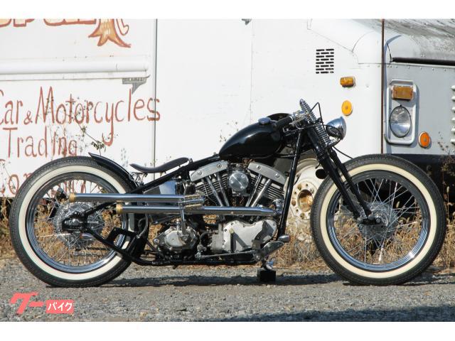 カスタムハーレー・６７年アーリーショベル・リジットスプリンガー