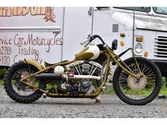 ＨＡＲＬＥＹ−ＤＡＶＩＤＳＯＮ　カスタムハーレー・年式不明・デルクロンショベル・リジットリーフスプリンガー