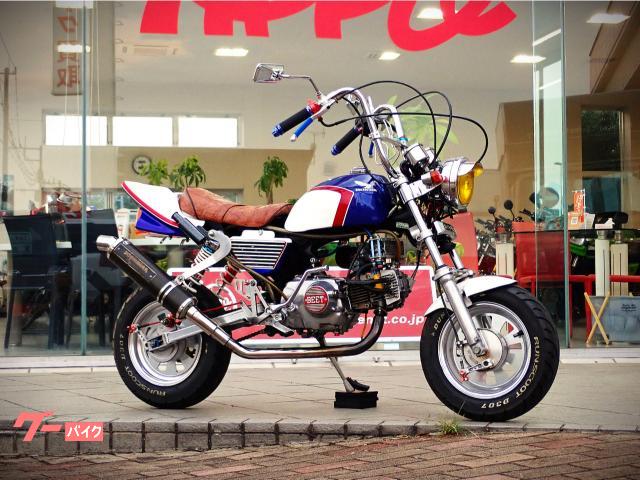 モンキー　ＣＢＸ仕様　タケガワ８８ｃｃ　１０インチチューブレスアルミホイール　ヨシムラマフラー他