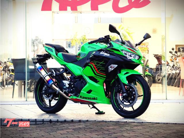 Ｎｉｎｊａ　４００　ＫＲＴエディション　ワンオーナー車　取説有り　ＥＴＣ２．０　ビームススリップオン　ＷＯＬＦＬＩＮＥシート