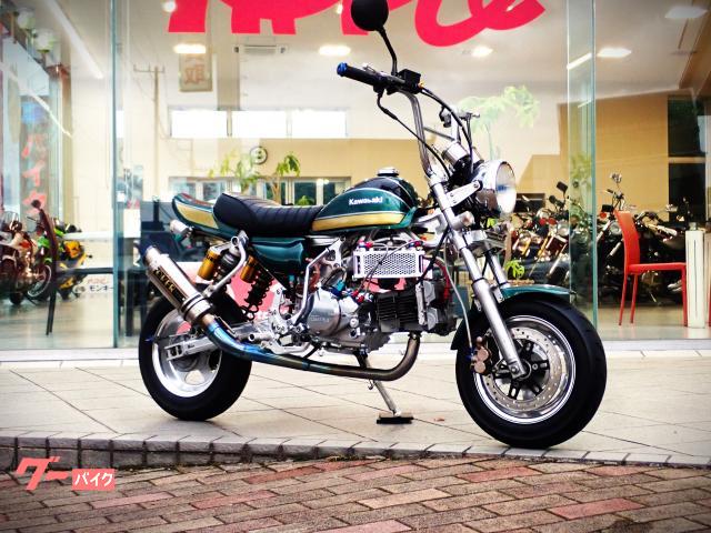ホンダ モンキー OVERアルミフレーム タケガワDOHC124cc