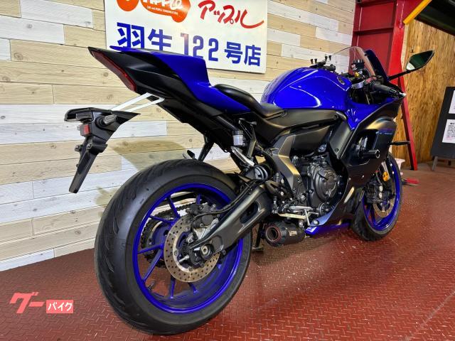 ヤマハ YZF－R7 ブルー スコーピオンレッドパワーマフラー