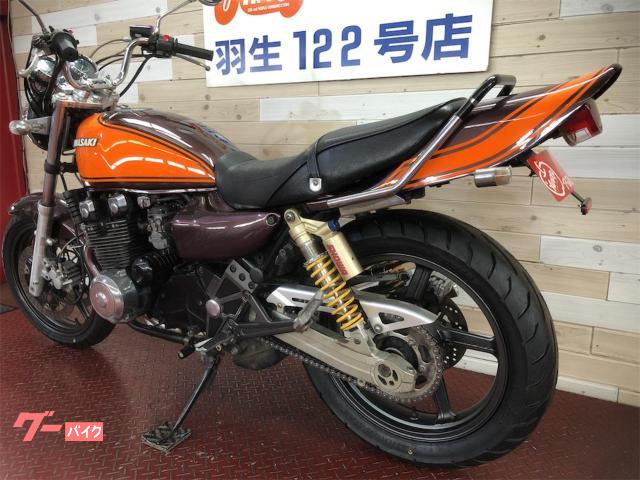 きいろ カワサキ ZEPHYRχ 火の玉カラー塗装 Z2仕様サイドカバー