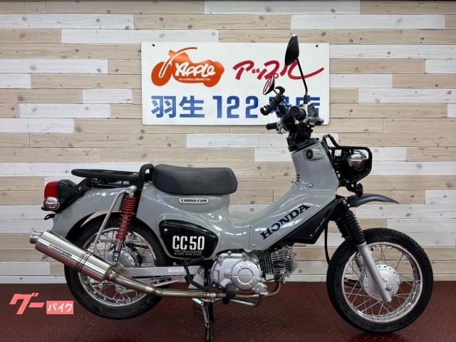 クロスカブ５０　ＴＡＫＥＧＡＷＡマフラー　ＴＡＫＥＧＡＷＡリアショック　社外リアキャリア　社外フロントフェンダー