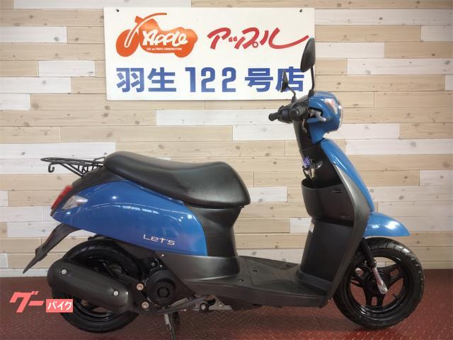 レッツ　ＣＡ４ＡＡ　インジェクションモデル　リアキャリア　ラズライトブルー