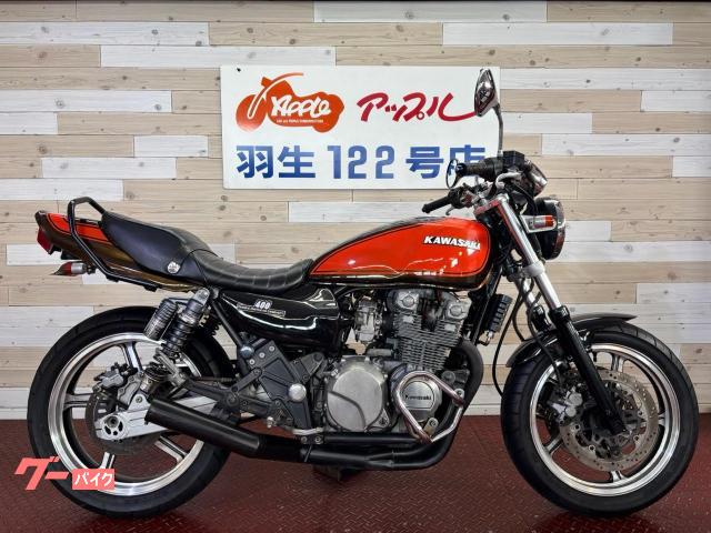 ＺＥＰＨＹＲ４００　火の玉カラー塗装　Ｚ２仕様サイドカバー　ショート管　タックロールシート　エンジンガード