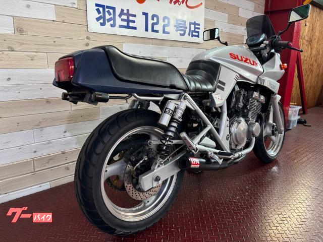 スズキ GSX250S KATANA シルバー ショート管 タック