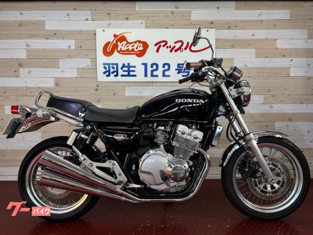 ＣＢ４００Ｆｏｕｒ　ＮＣ３６　ピュアブラック　４本出しマフラー　タンデムバー　アップハンドル