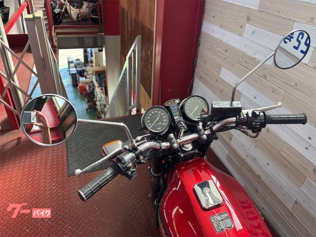 バイクタンクとパーツセット レッド カワサキ Z400J レッドツートン モタッドマフラー タンデム