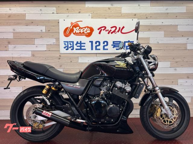 ＣＢ４００Ｓｕｐｅｒ　Ｆｏｕｒ　ＶＴＥＣ　ＮＣ３９　オールペン　ブラック＆ゴールド　ショート管　イエローレンズ