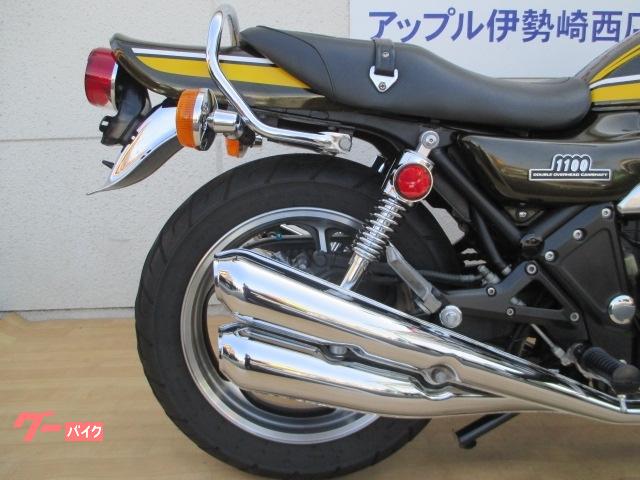 カワサキ ZEPHYR1100 四本出しマフラー グリーン