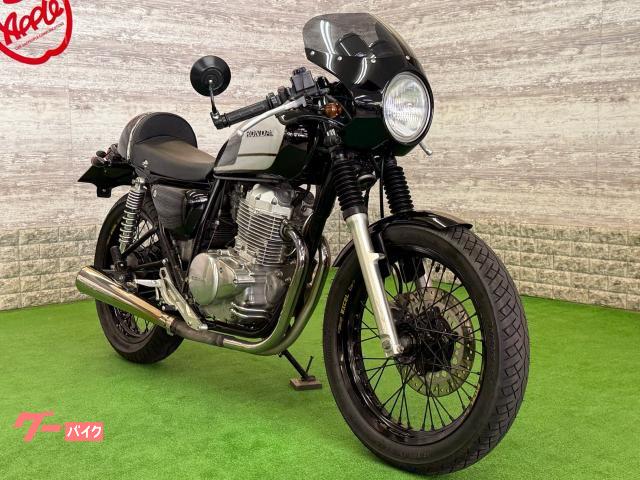ホンダ CB400SS カフェ 前後エキセルリム スーパートラップ