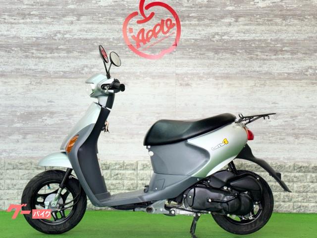 ☆☆スズキレッツ4　CA45A　シルバー　インジェクション4スト空冷　軽い車体でレッツゴー スズキ レッツ4 CA45A インジェクション車 ノーマル｜アップル