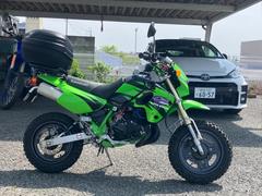 カワサキ　ＫＳＲ−II　タケガワタコメーター　ドラレコ　リヤＢＯＸ