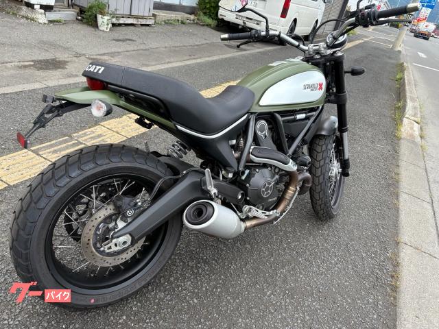 スクランブラーアーバンエンデューロ　フェンダーレスキット　カーボンフロントフェンダー　エンジンスライダー