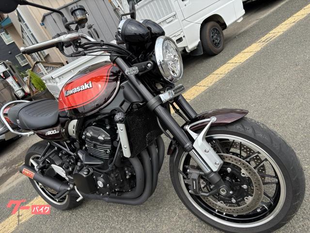 カワサキ Z900RS MISTY マフラー、GTOハンドル／PMC