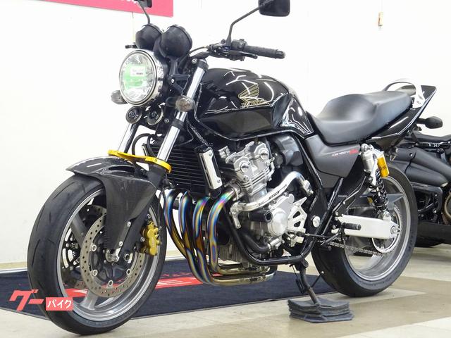 ホンダ CB400Super Four VTEC Revo ワイバーンフルエキマフラー オーリンズリヤサス装備(栃木県 バイク王 小山店)の中古バイク・新車バイク goo バイク情報 CB400SF 2019年モデル ワイバーンカスタムマフラー装備!