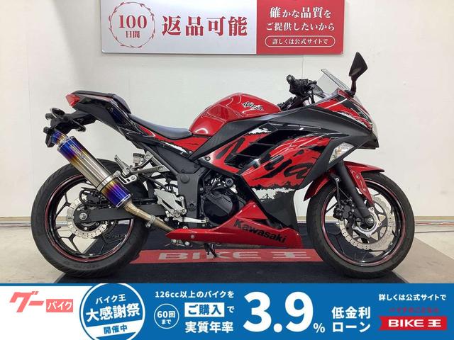 Ｎｉｎｊａ　２５０　ＢＥＡＭＳ製マフラー　ＯＶＥＲ製エンジンスライダー　ＵＳＢ電源１口ポート