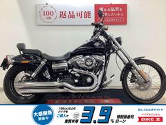 ＨＡＲＬＥＹ−ＤＡＶＩＤＳＯＮ　ＦＸＤＷＧ　ワイドグライド　２０１１年モデル　バックレスト・サイドバッグ・ガーミンナビ・スマホホルダー装備