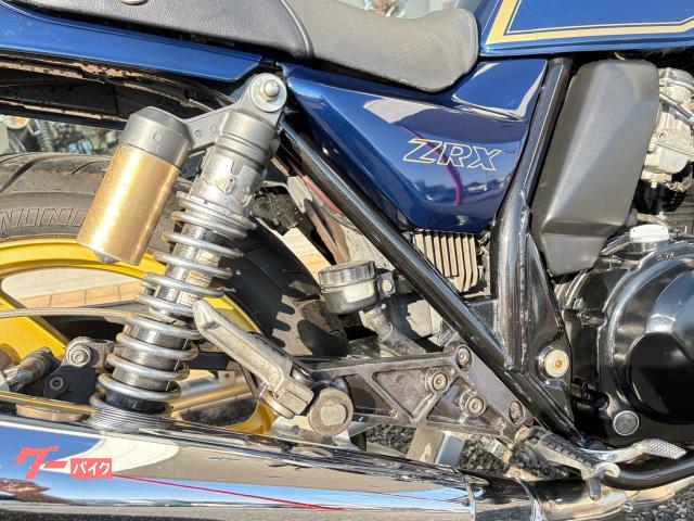 カワサキ ZRX400 MK2カラー ゴールドホイール リヤメッシュ