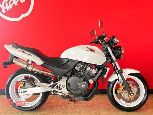 ホンダ HORNET 社外マフラー パールサンビームホワイト 2007