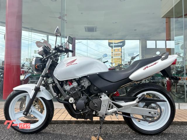 ホンダ HORNET 社外マフラー パールサンビームホワイト 2007
