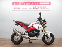 ホンダ　グロム　ＪＣ７５後期型　前後ブレンボキャリパー　バックステップ付き　ＯＶＥＲフルエキ＆スイングアーム装備