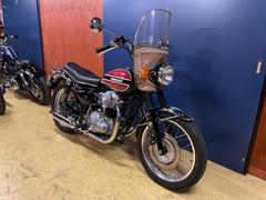 カワサキ　Ｗ６５０　Ｗ３仕様カスタムコンプリート　ワンオフプルバックハンドル　Ｗ３カラータンク　旭風防　ウインカー　マフラー　シート