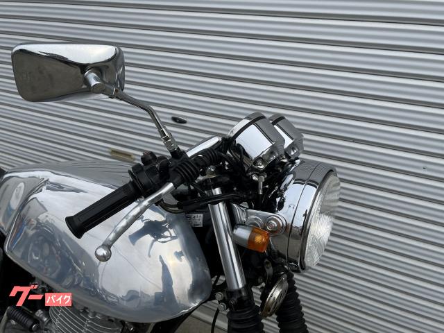 SR400　カフェ　レーサー　絶好調　1JR　1992年式　距離不明　アルミタンク　キャブ ヤマハ SR400 アルミタンク カフェレーサー 1JR キャブ車 車検