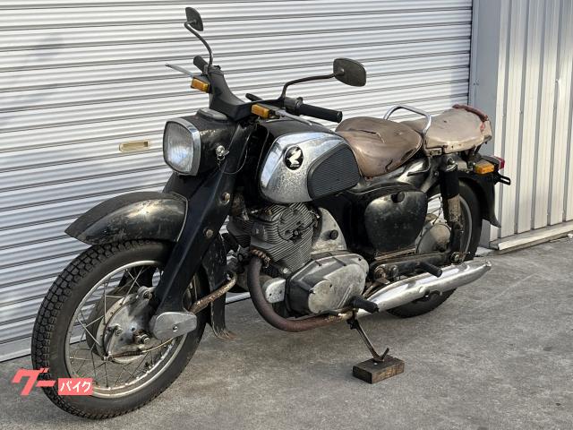 ホンダ C72 プレスハンドル ステンレスサイレンサー 神社仏閣