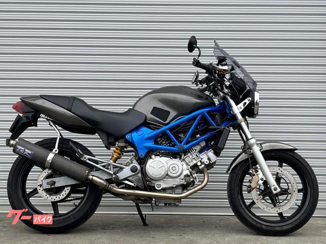 ＶＴＲ２５０　キャブモデル　快適旅仕様　ＧＩＶＩ大型スクリーン　グリップヒーター　ＥＴＣ　ＴＣスポーツフルエキ２本出しマフラー