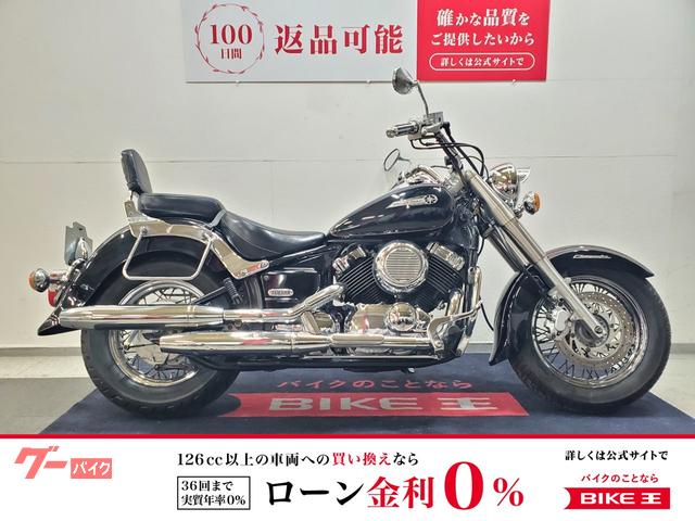 ドラッグスター４００クラシック　１９９８年モデル　バックレスト　エンジンガード装備