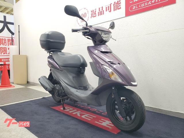 スズキ アドレスV125S 2010年モデル リヤボックス装備 スズキ アドレスV125S 2010年モデル リヤボックス装備