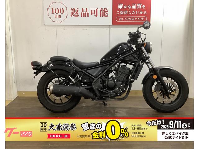 レブル２５０／　２０１９年モデル　／　バックサポートステー　／　ＵＳＢ等装備