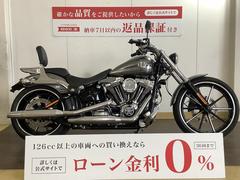 ＨＡＲＬＥＹ−ＤＡＶＩＤＳＯＮ　ＦＸＳＢ　ブレイクアウト　２０１４年モデル　／　シルバーフレーク　／　ステップ　／　バックレスト　／　ミラー等装備