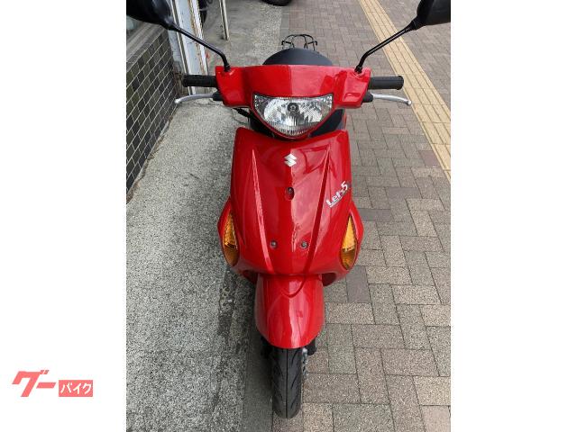 スズキ レッツ5 4サイクルFI CA47A レッド