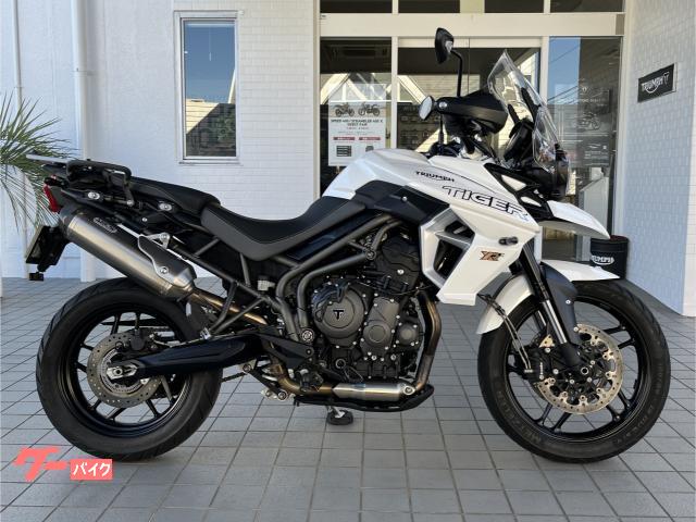 ＴＲＩＵＭＰＨ タイガー８００ＸＲｘ クリスタルホワイト アローサイレンサー ロングノーズ｜トライアンフ水戸｜新車・中古バイクなら【グーバイク】