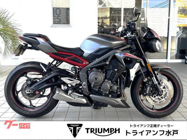 ストリートトリプル７６５Ｒ　ＬＯＷ　マットシルバーアイス　シート高７８０ｍｍ　アップ・ダウンクイックシフター