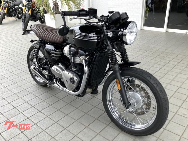 TRIUMPH ボンネビルT100 ジェットブラック カスタム 純正