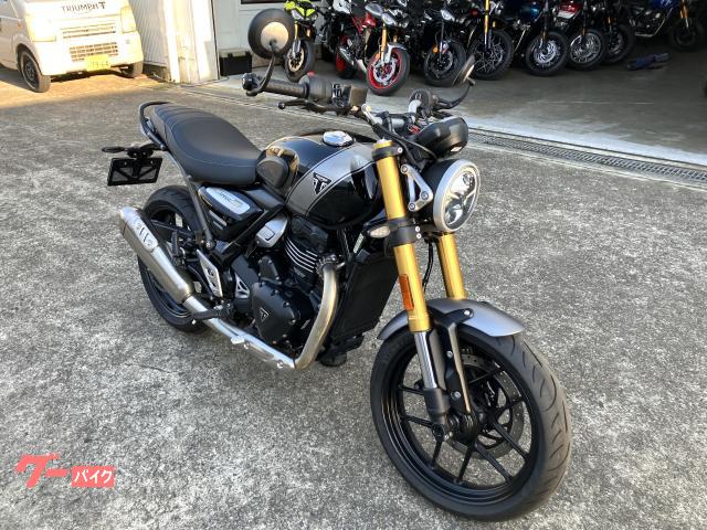 TRIUMPH スピード400 スクランブラーXタンク装着モデル