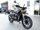 スクランブラー400X ファントムブラック／シルバーアイス 中古車 ハイレベルマットガード ロアエンジンバー装備