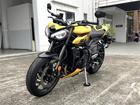 ストリートトリプル765RS コスミックイエロー 現行モデル クイックシフター 130PS 189kg ストリートファイター