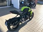 トライデント660 クイックシフター プロテクションカバー バーエンドミラー トライアンフ水戸オリジナルカラー レーシングイエロー