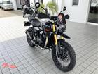 スクランブラー400XC ストームグレー ハイレベルフロントマッドガード＆フライスクリーン