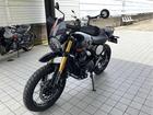 スクランブラー400XC ストームグレー ハイレベルフロントマッドガード＆フライスクリーン