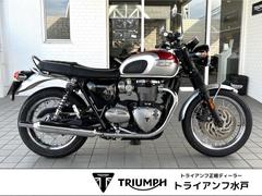 ＴＲＩＵＭＰＨ　ボンネビルＴ１２０　クランベリーレッド／アルミニウムシルバー　中古車　前後タイヤ／スプロケット／チェーン新品